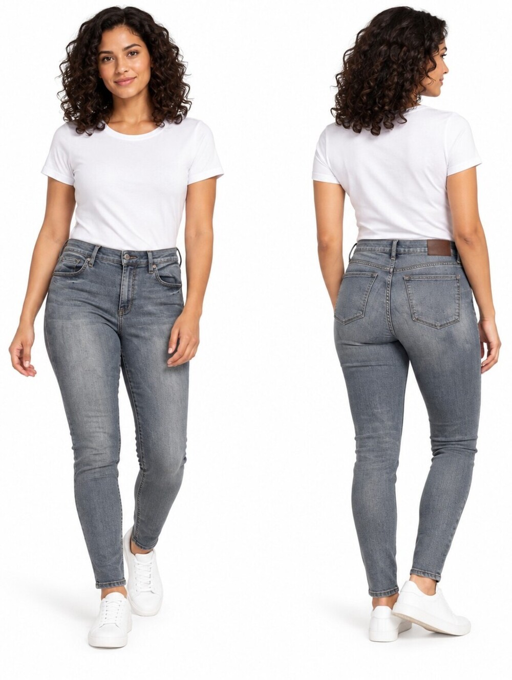 Lauren Ralph Lauren Modern Skinny Jeans Womens 10 Blue Gray Wash Stretch Denim